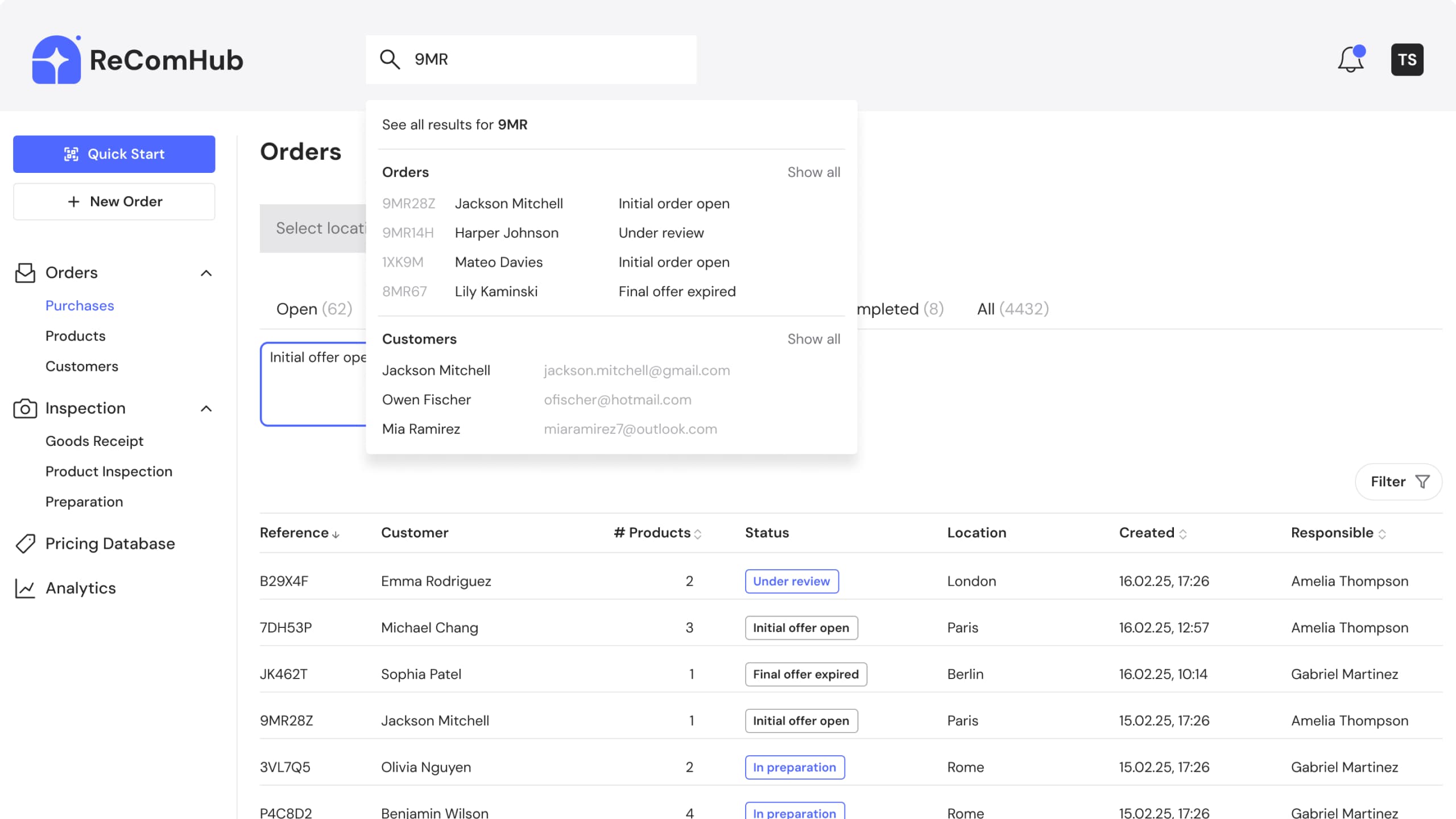 Preview for ReCom Hub